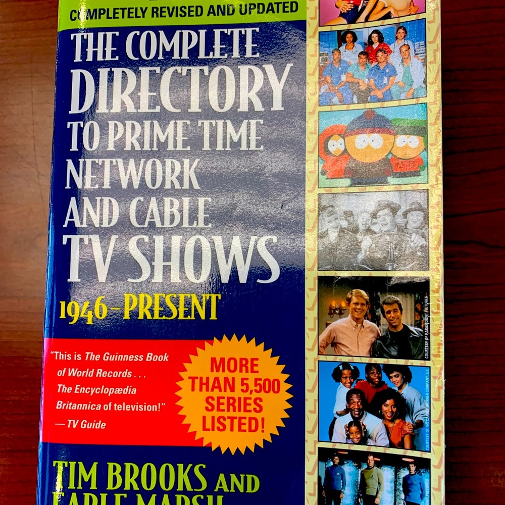The Complete Directory To Prime Time Network And Cable TV Shows 1946-Present